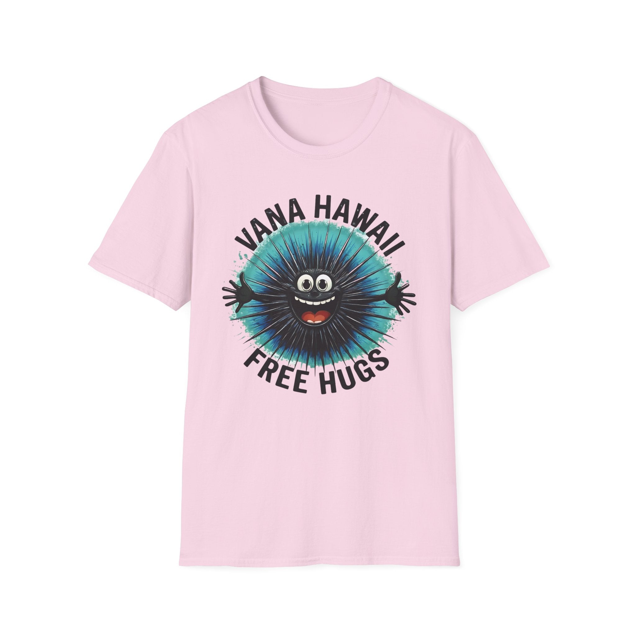 Hawaiian Sea Urchin Hug T-Shirt — Funny Ocean Creature Tee