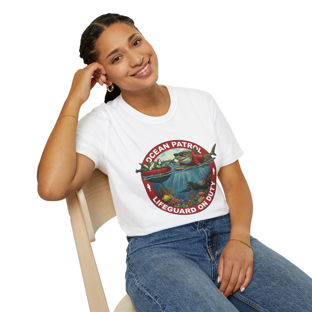 Hawaiian Lifeguard Shark T-Shirt