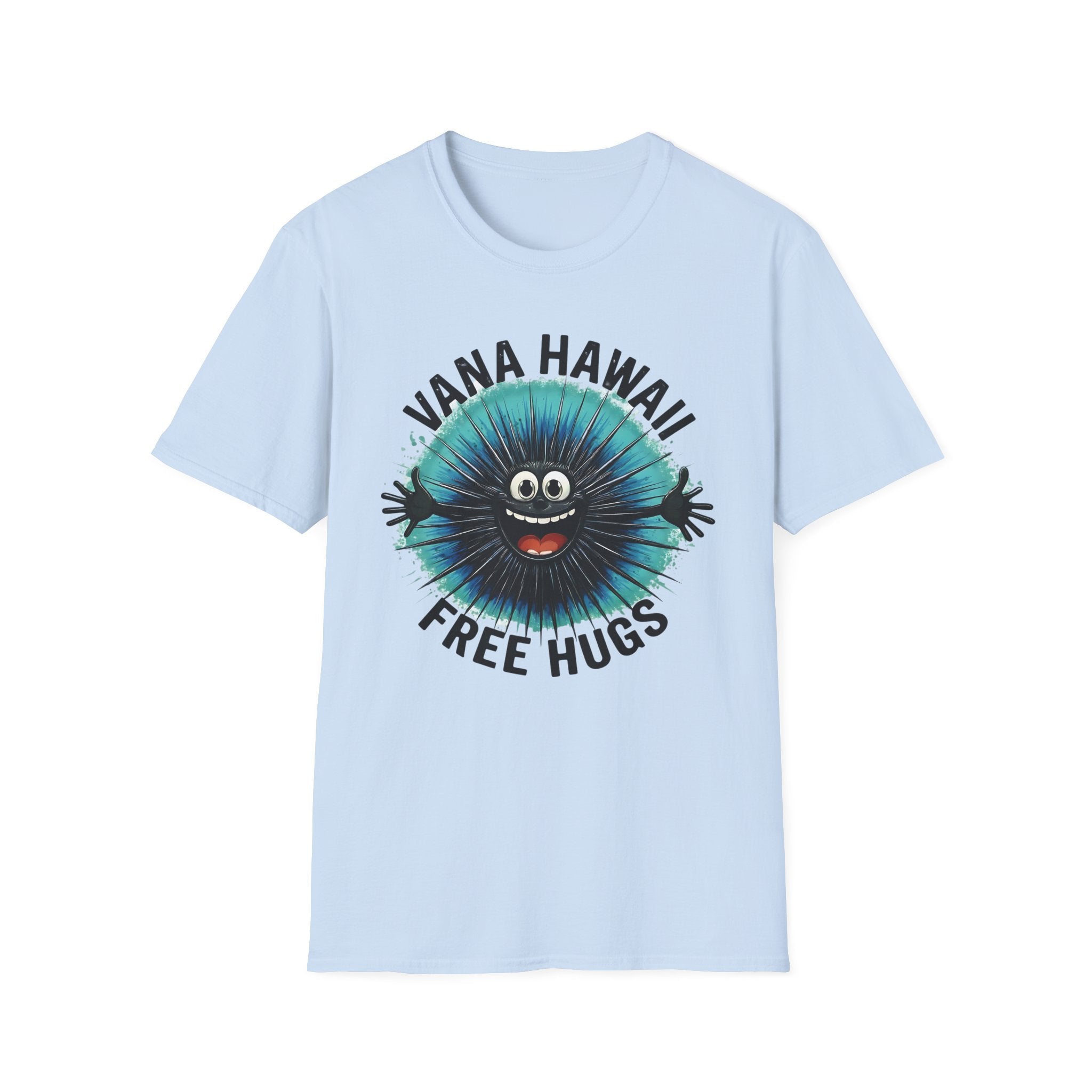 Hawaiian Sea Urchin Hug T-Shirt — Funny Ocean Creature Tee