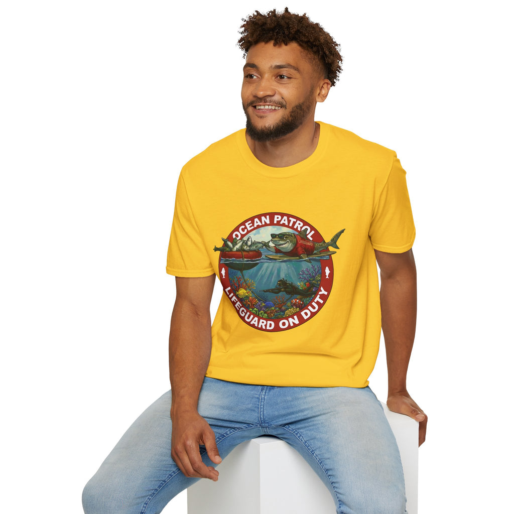 Hawaiian Lifeguard Shark T-Shirt