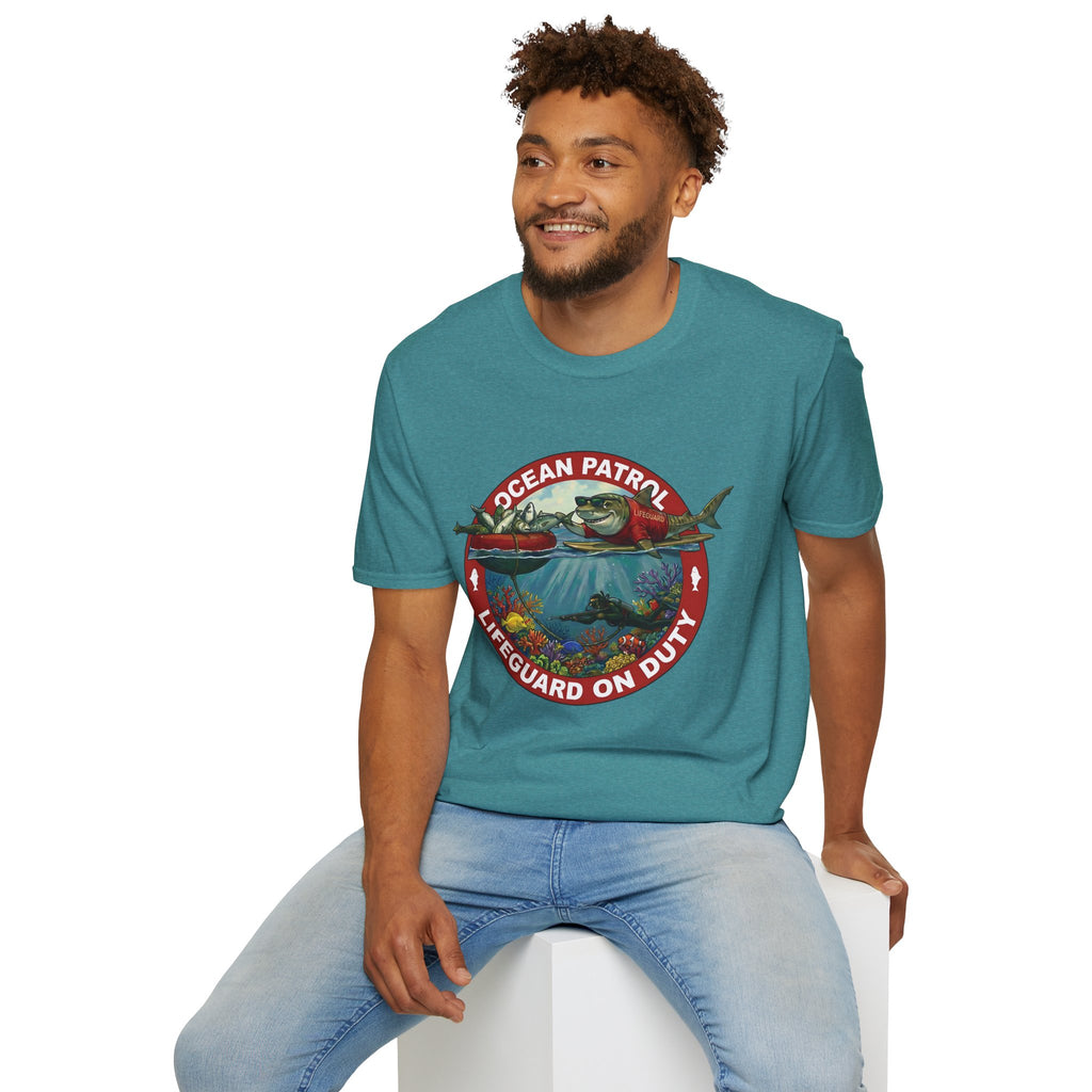 Hawaiian Lifeguard Shark T-Shirt