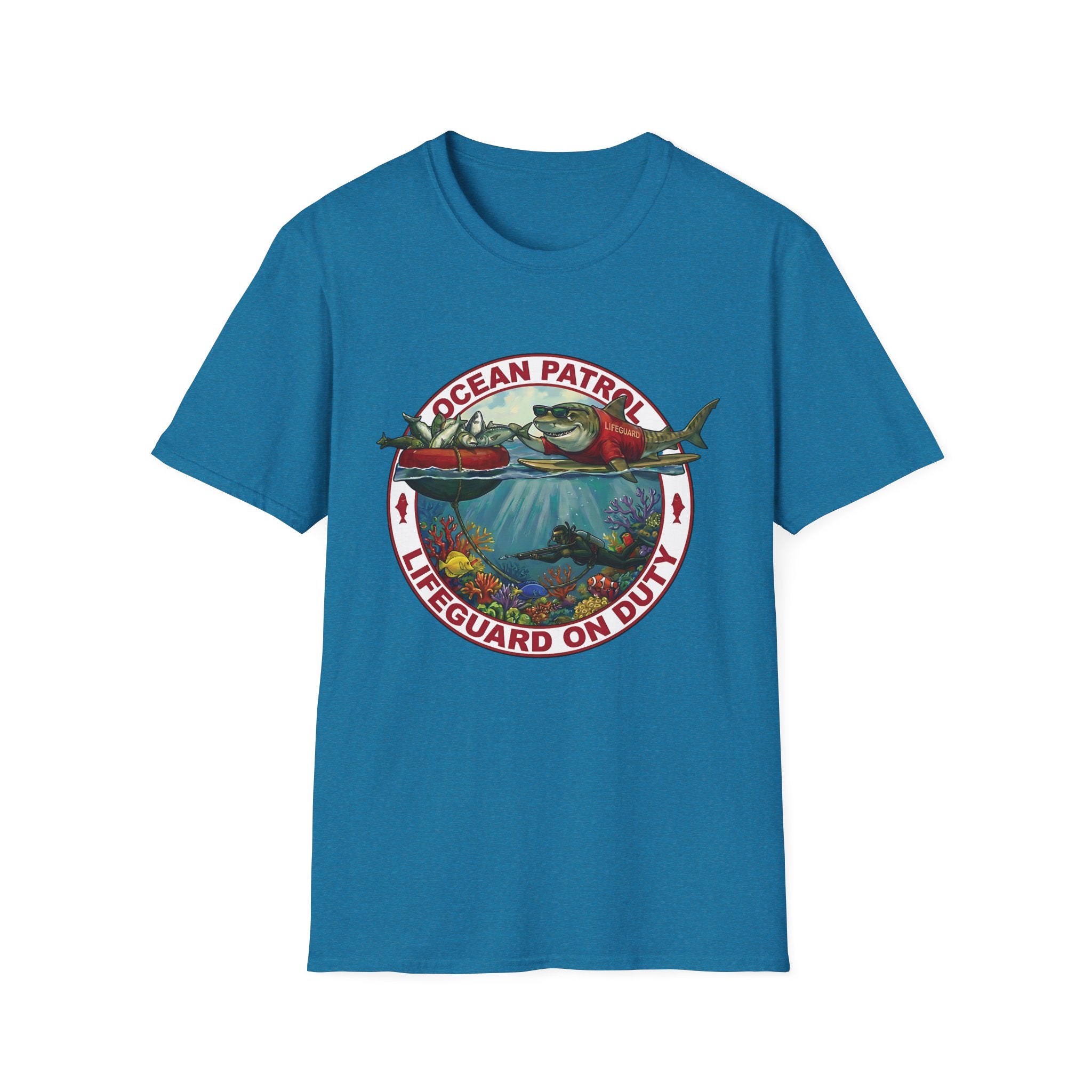 Hawaiian Lifeguard Shark T-Shirt