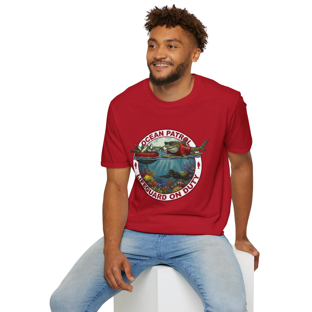 Hawaiian Lifeguard Shark T-Shirt