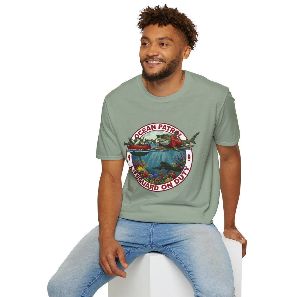 Hawaiian Lifeguard Shark T-Shirt