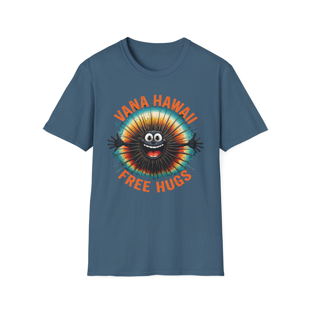 Hawaiian Sea Urchin Hug T-Shirt — Funny Ocean Creature Tee