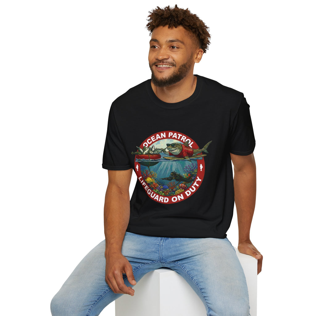 Hawaiian Lifeguard Shark T-Shirt