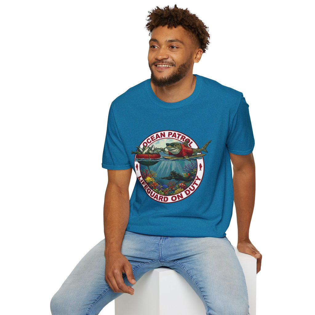 Hawaiian Lifeguard Shark T-Shirt